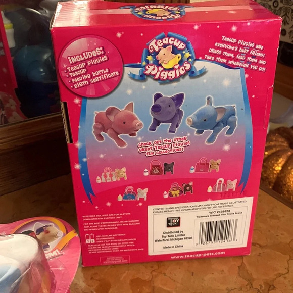 Toy Teck Teacup Piggies Talking Pig & 2 Fashion sets Outfits NEW - Picture 5 of 5